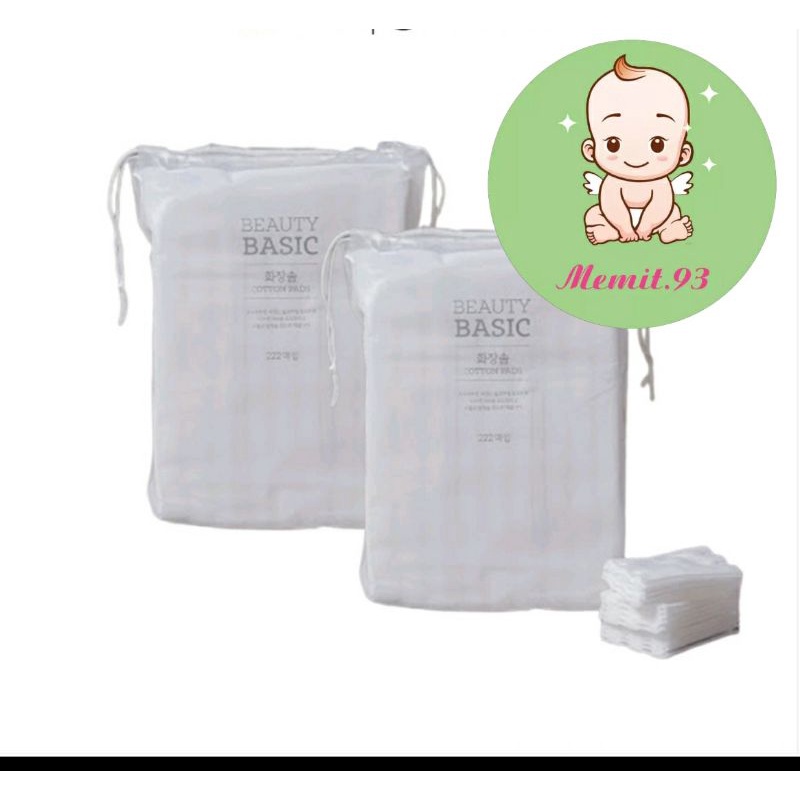 Bông tẩy trang cotton emart 222 miếng