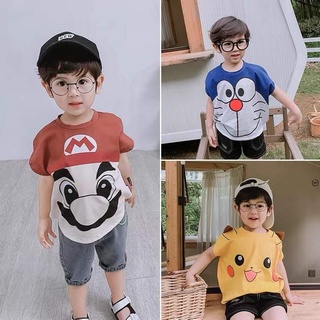 Áo thun lạnh 3D cho bé siêu mát co giãn 4 chiều