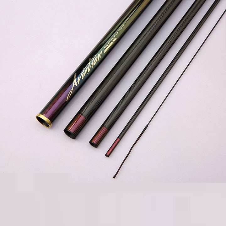 Cần câu tay 5h dạ nguyệt carbon cao cấp độ dài từ 3m6 đến 6m3