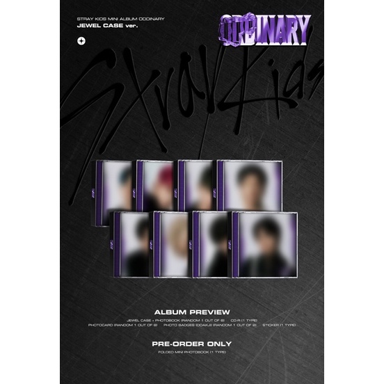 [ORDER / KHÔNG CÓ SẴN] Album Stray Kids (Jewel case)