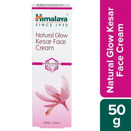 Kem dưỡng sáng, nâng tông da Himalaya chiết xuất nghệ tây 50g - Natural Glow Saffron Face Cream