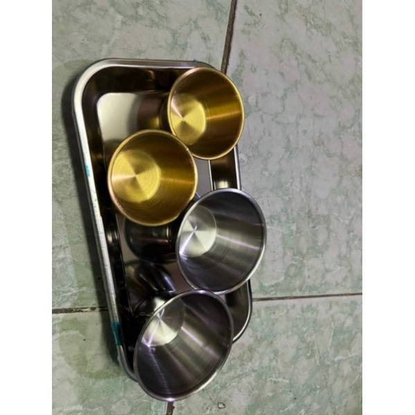 BỘ KHAY CỐC VÀNG DÀNH CHO SPA