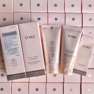 Sữa rửa mặt ohui hồng 80ml