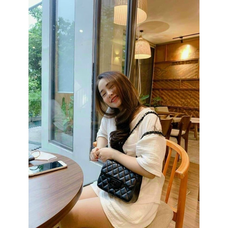 Túi size 18 full đen+test da +thẻ+túi vải(không hộp) | BigBuy360 - bigbuy360.vn