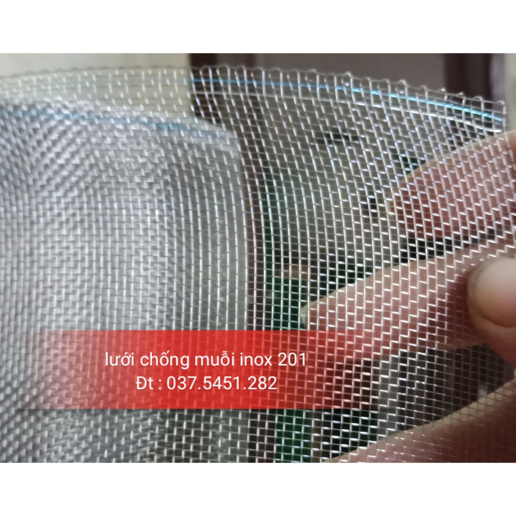 LƯỚI CHỐNG MUỖI INOX 201(1m)- bán lẻ 70k/m vuông