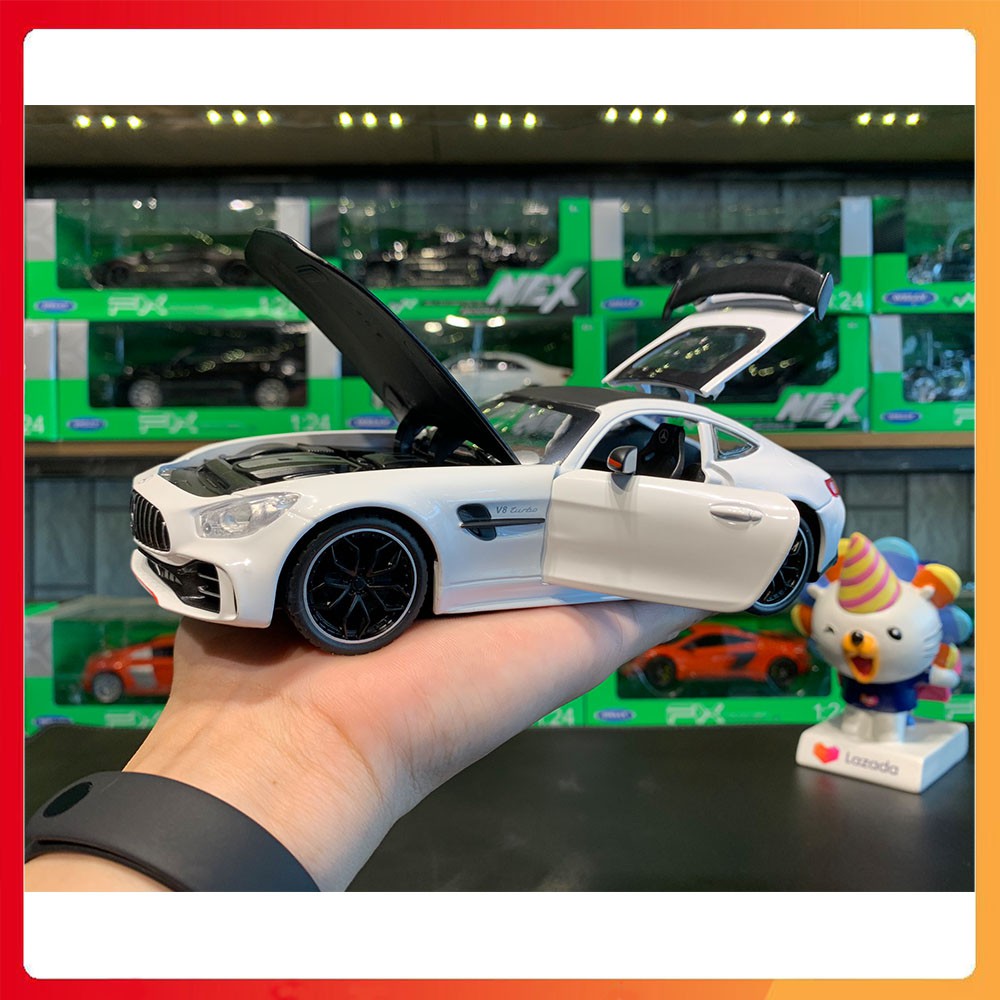 Mô hình xe Mercedes Benz AMG GTR tỉ lệ 1:24 CHEZHI FULLBOX HỘP XỐP