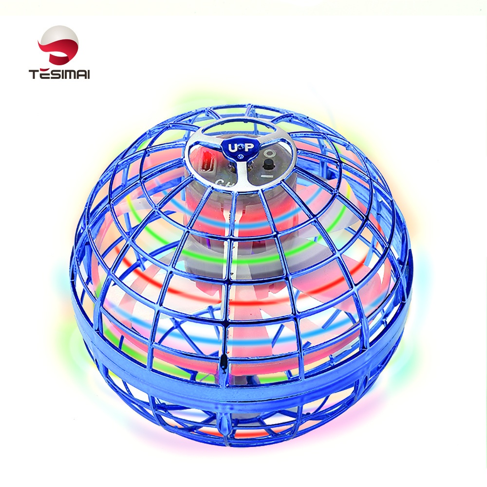 Đồ chơi Tesimai Flying Ball UFO Mini Helicopter RC Drone Hand Sensing Aircraft Electronic Model Quadcopter Small drohne Toys For Children