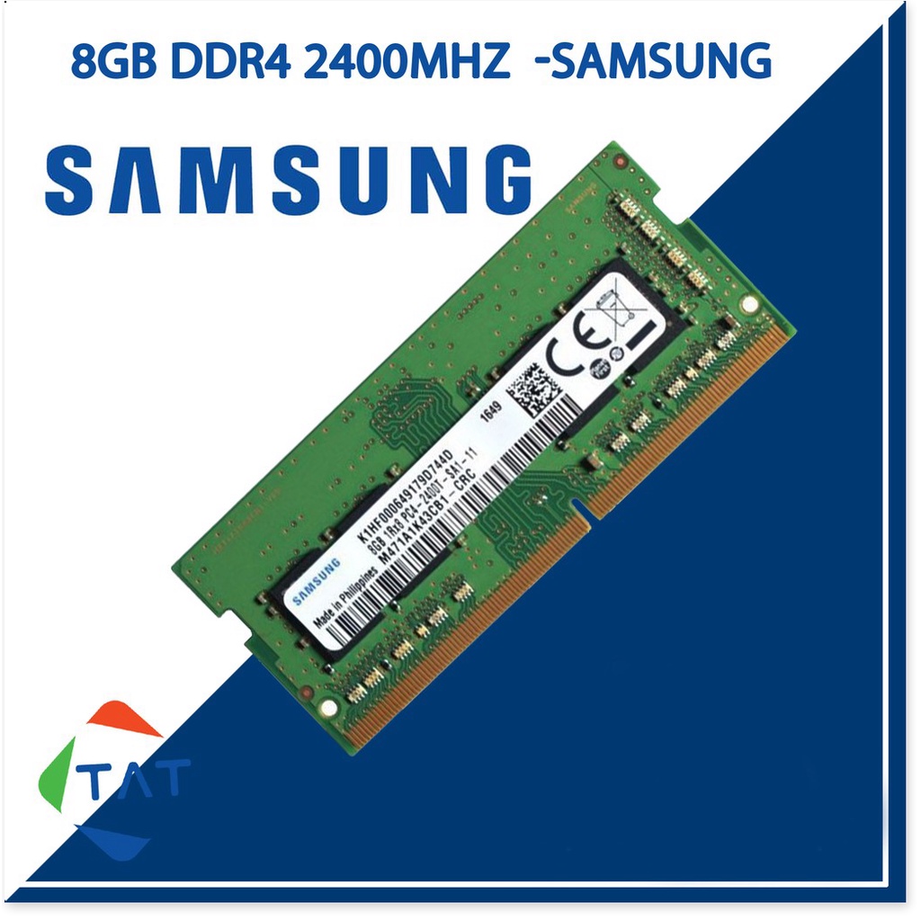 💦 Ram Laptop Samsung Hynix kingston 8GB DDR4 2400MHz Chính Hãng - Bảo hành 36 tháng 1 đổi 1