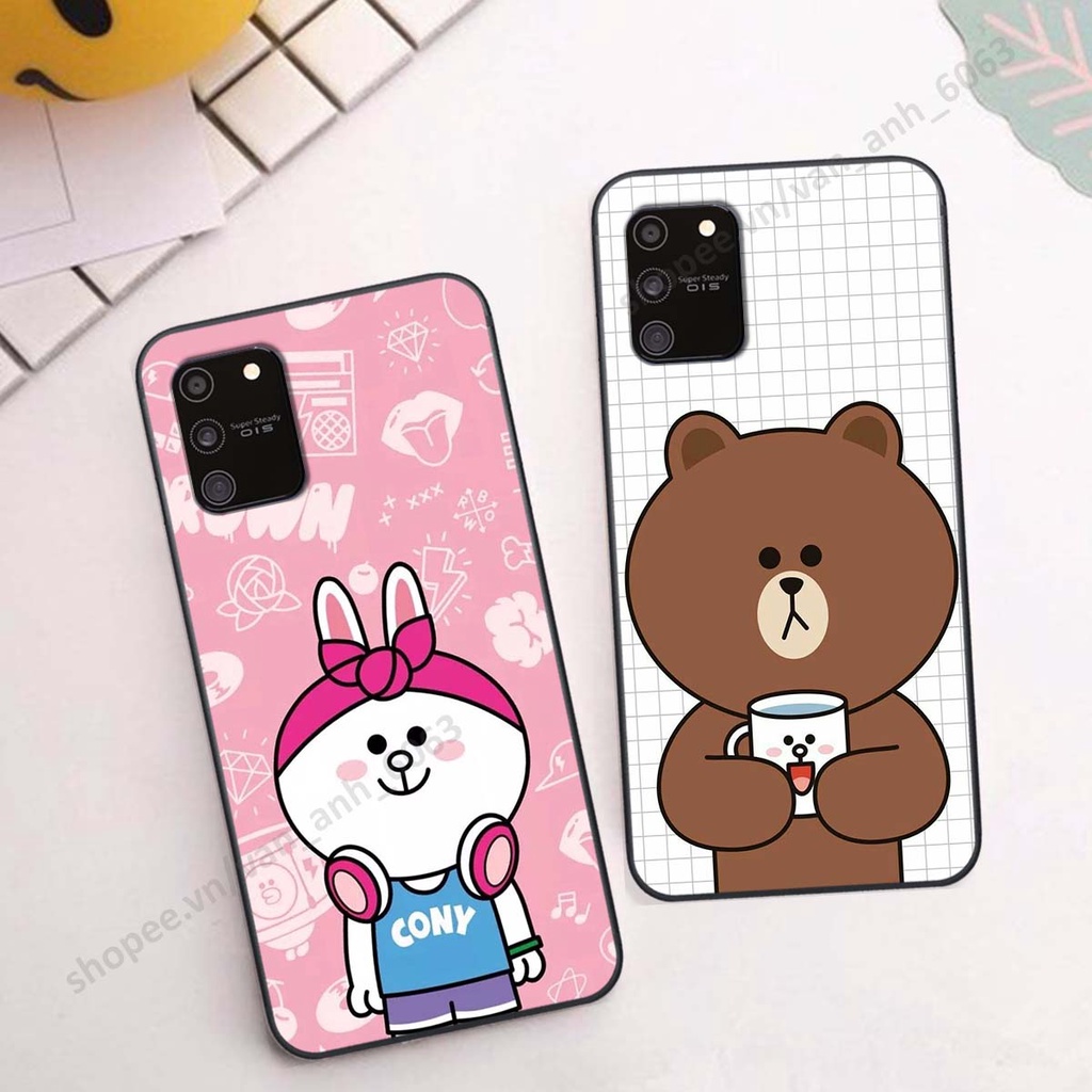 Ốp Samsung S10 Lite hình thỏ, gấu đáng yêu dễ thương, ốp lưng điện thoại samsung galaxy viền dẻo giá rẻ