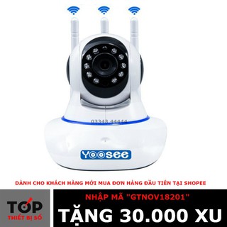 Camera Wifi IP APP YOOSEE 3 Anten HD720( KTS)