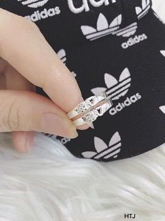NHẪN ĐÔI CHÌA KHOÁ TRÁI TIM CHUẨN BẠC TA