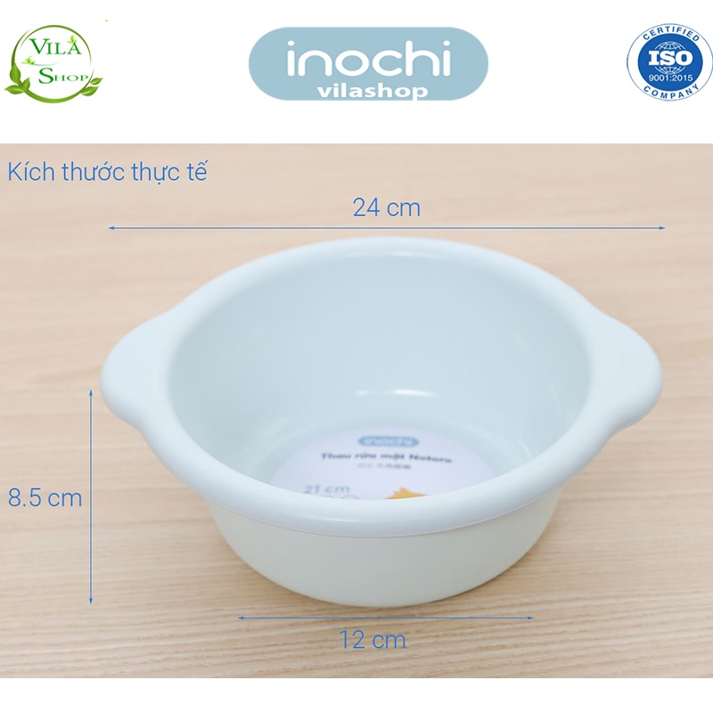 Thau Rửa Mặt, Chậu Rửa Mặt Notoro 21cm Inochi Nhựa Cao Cấp, Chắc Chắn, Sang Trọng An Toàn Cho Sức Khỏe