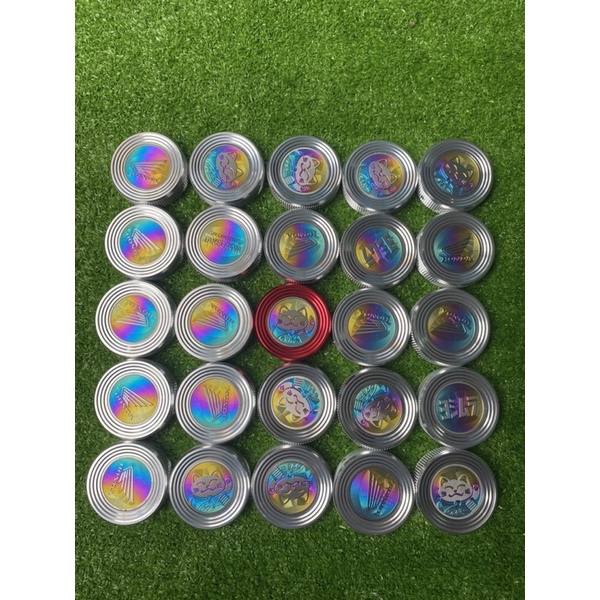 Chụp nắp bình xăng nhôm CNC kèm logo titan