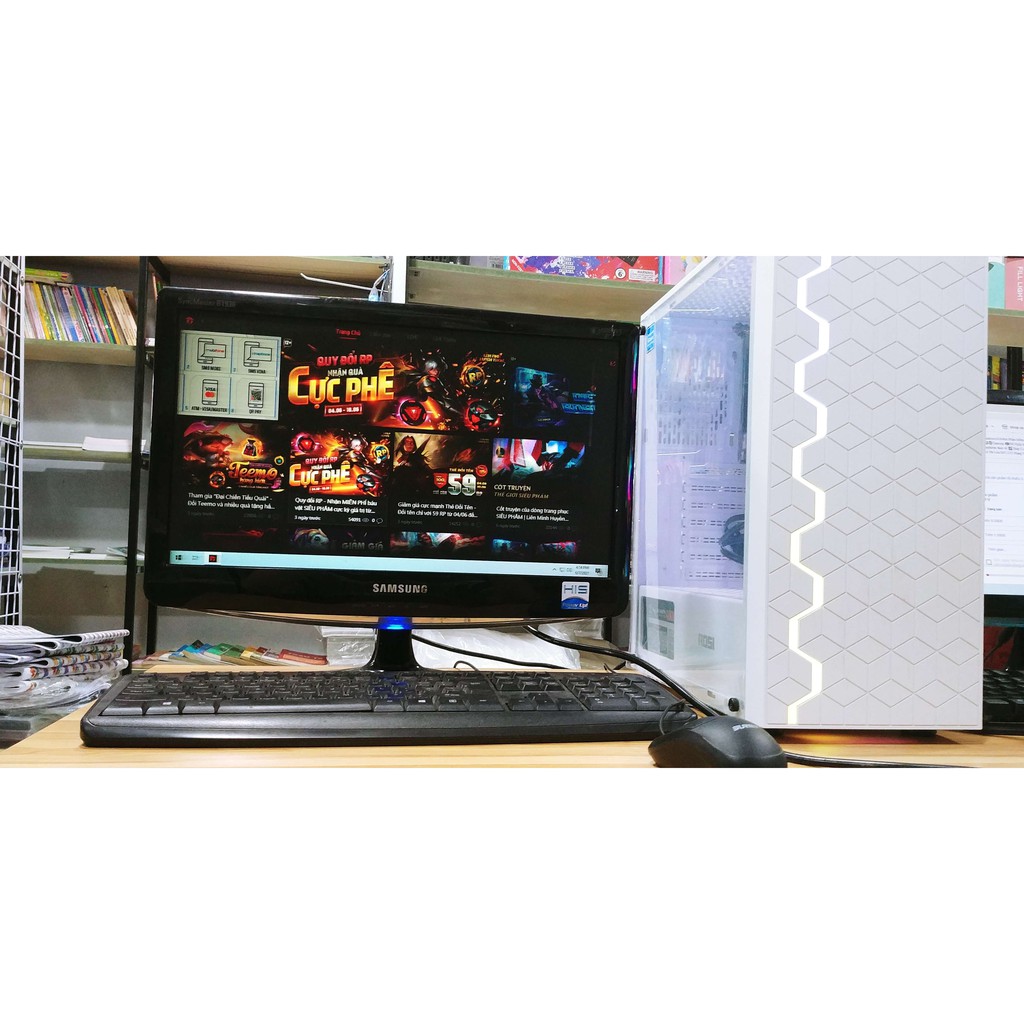 TRỌN BỘ PC ĐỜI MỚI CẤU HÌNH CAO ALL NHU CẦU /I5 7400/Main H110M/RAM 8Gb/ SSD 120G/Nguồn 400W/MÀN HÌNH19-22IN
