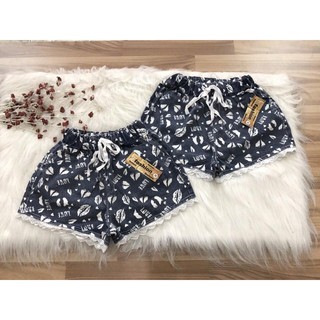 Quần Short Jean Nữ Ren Ống ( 2 màu )