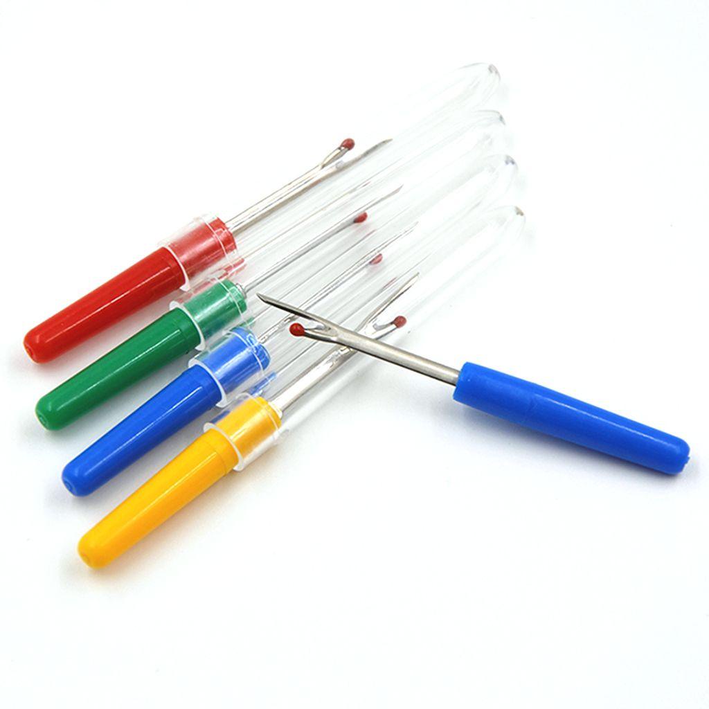 YIYU Set 5 Dụng Cụ Tháo Chỉ 1 Đầu Bằng Thép Cán Nhựa Tinh Tế