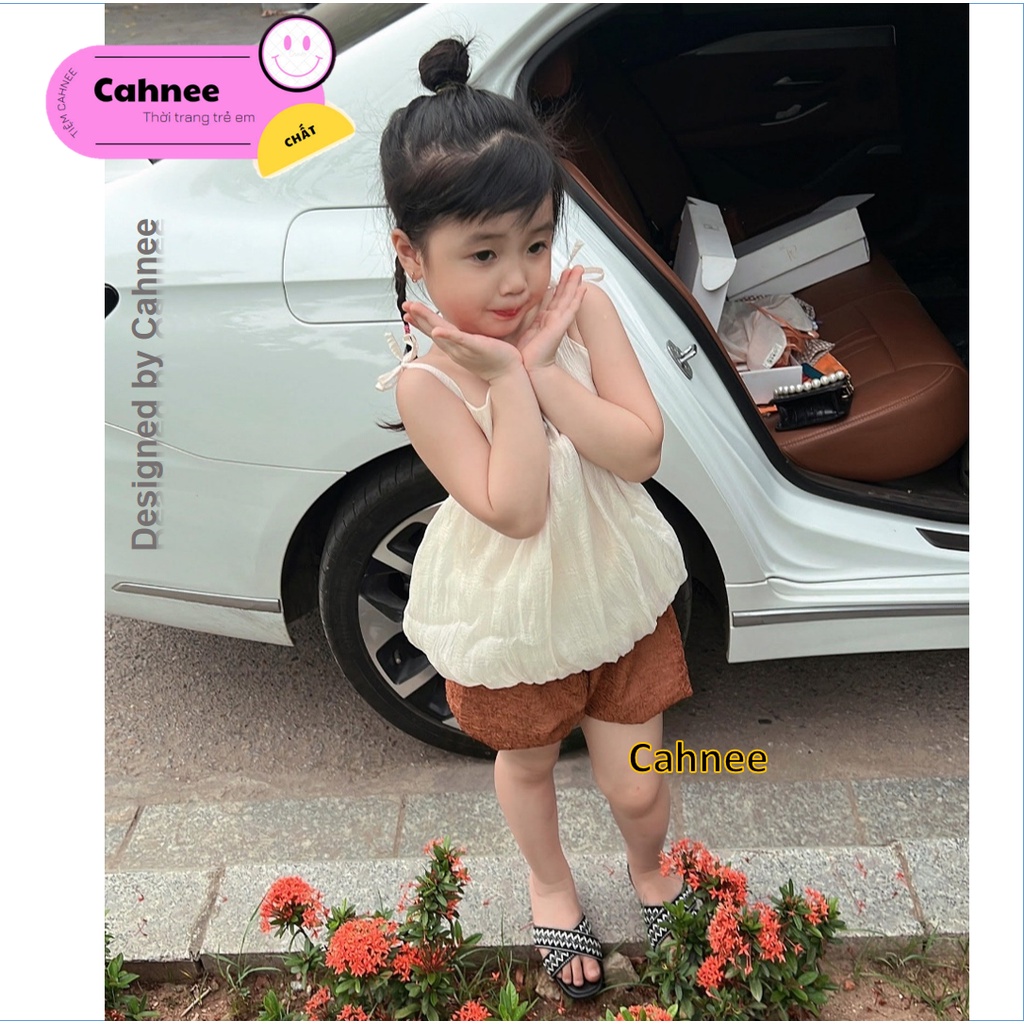 Áo boom cho bé gái 2 dây dây màu sắc xinh xắn