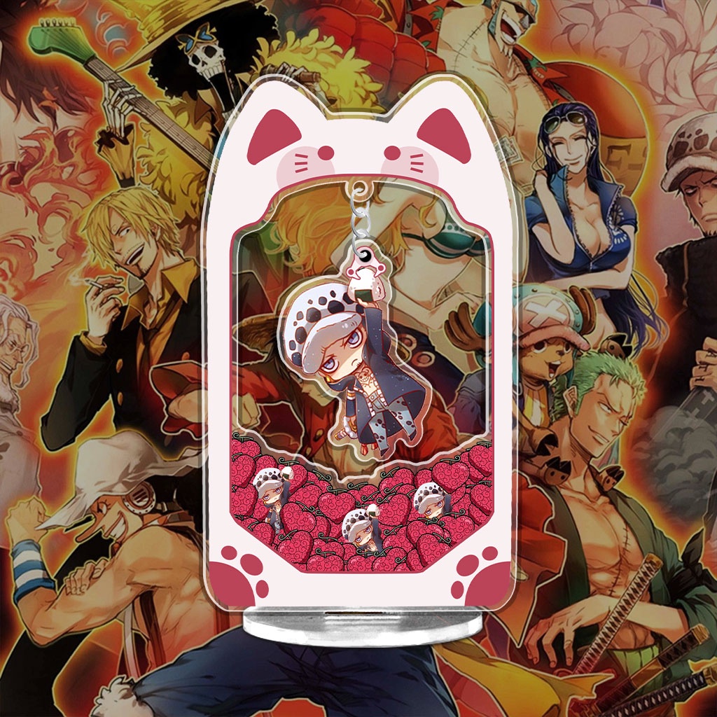 Mô hình gắp thú bông One Piece các nhân vật Luffy Ace Sabo Chopper kèm theo móc khóa 15cm phụ kiện shop HM Decor