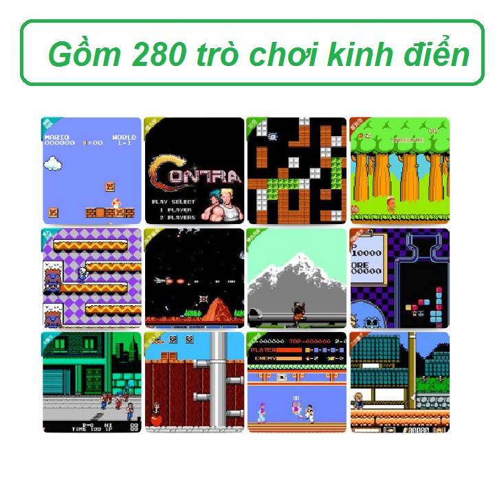 Máy Chơi Game RS-80 280 Trò Chơi Kinh Điển Và Mới Nhất