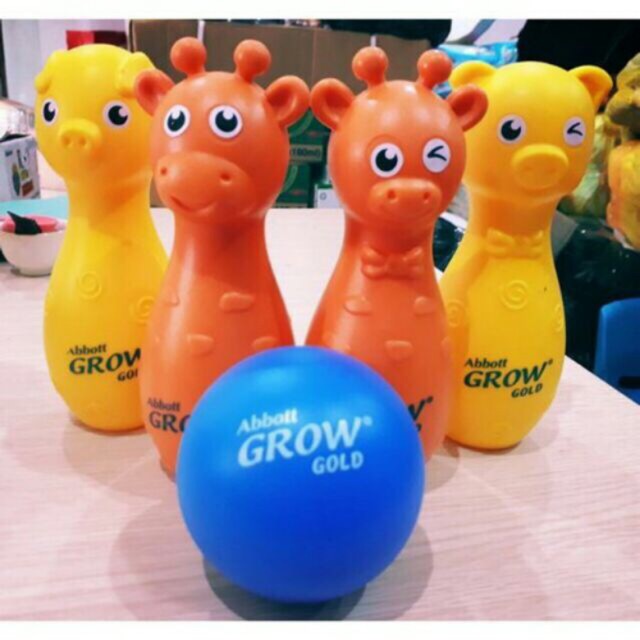 Bộ Đồ Chơi Bowling vui vẻ quà tặng từ abbott grow