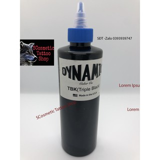 Mực Xăm Dynamic TBK USA 8oz Chính Hãng