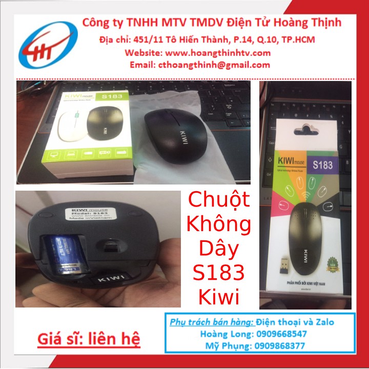 Chuột quang không dây kiwi S183 - CKDKWS183