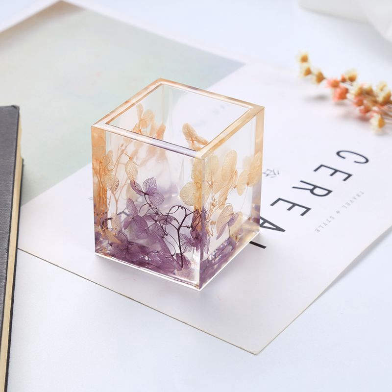 Khuôn silicon làm hộp đựng bút nghệ thuật tiện dụng DIY