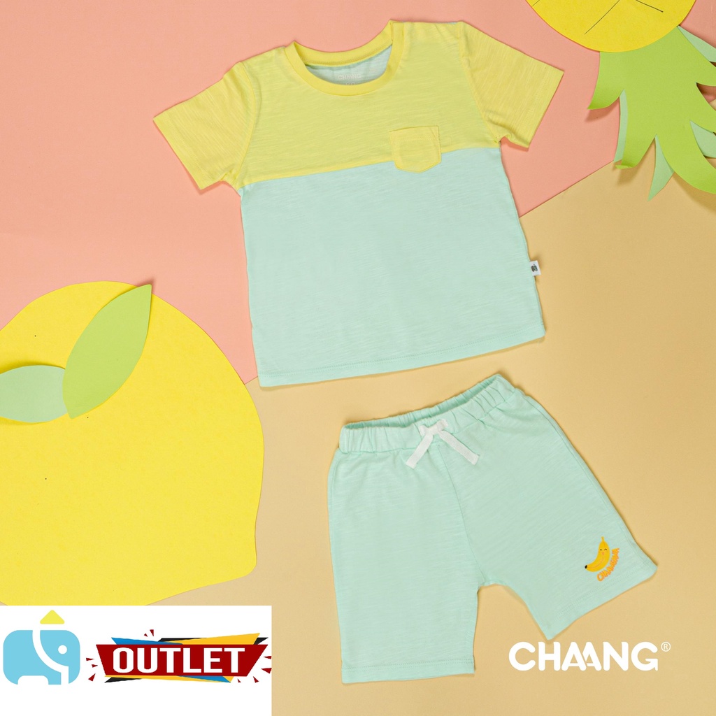Bộ quần áo cộc bé trai CÓ TÚI CHAANGANA Chaang