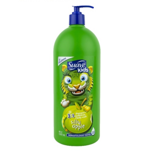Sữa Tắm Gội Trẻ Em - Suave Kids 3in1 1.18L- Suave kids của mỹ tinh chất táo, AN TOÀN, UY TÍN, CHẤT LƯỢNG, CHÍNH HÃNG.