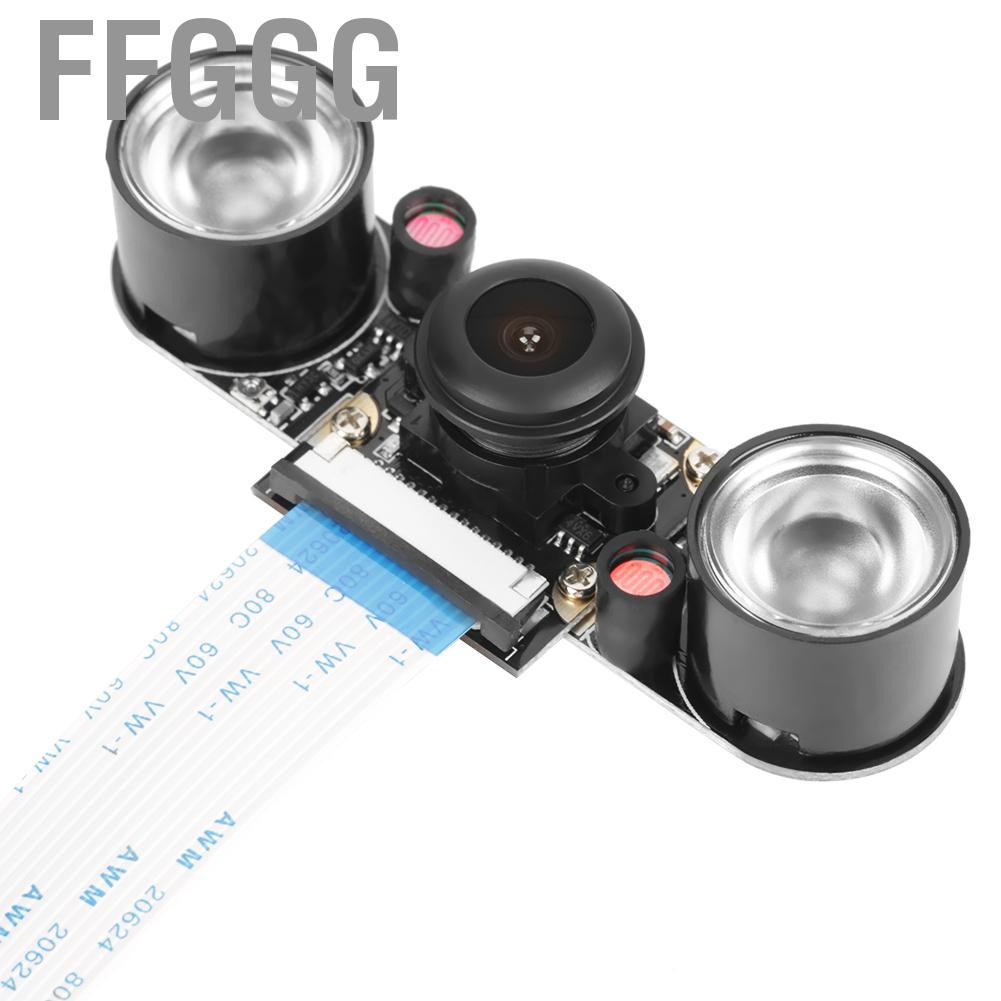 Ffggg 5 Million Pixels Night Vision 130° Viewing Angle Camera Module Board For Raspberry Pi B 3/2