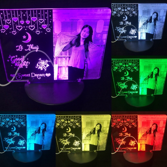 Đèn led 3d, đèn ngủ, quà tặng người thương theo ý thích
