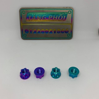 Tán 5 ly GR5 Titanium bắt ốc tay thắng Vario và nhiều vị trí khác cùng kích thước
