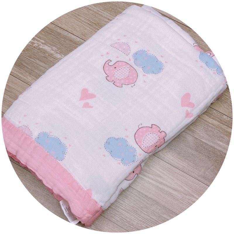 Chăn Manny Aden 4 lớp 110 x 130cm 70% sợi tre 30% cotton đa năng cho bé sơ sinh đắp, ủ, quấn ngủ, tắm