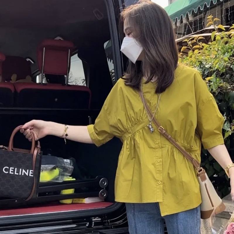 Áo Sơ Mi Dáng Rộng Phong Cách Hàn Quốc Thời Trang Cho Nữ