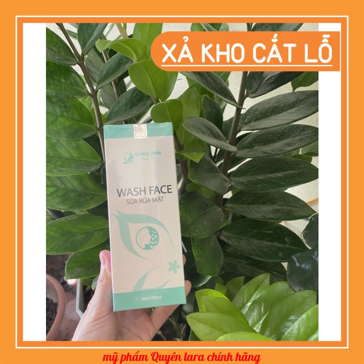 sữa rửa mặt quyên lara