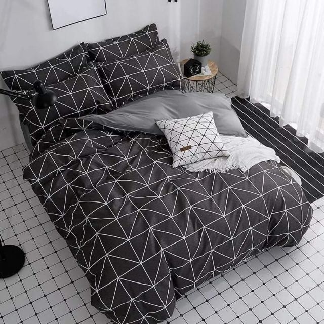 Bộ vỏ chăn ga gối cotton POLY-PL45