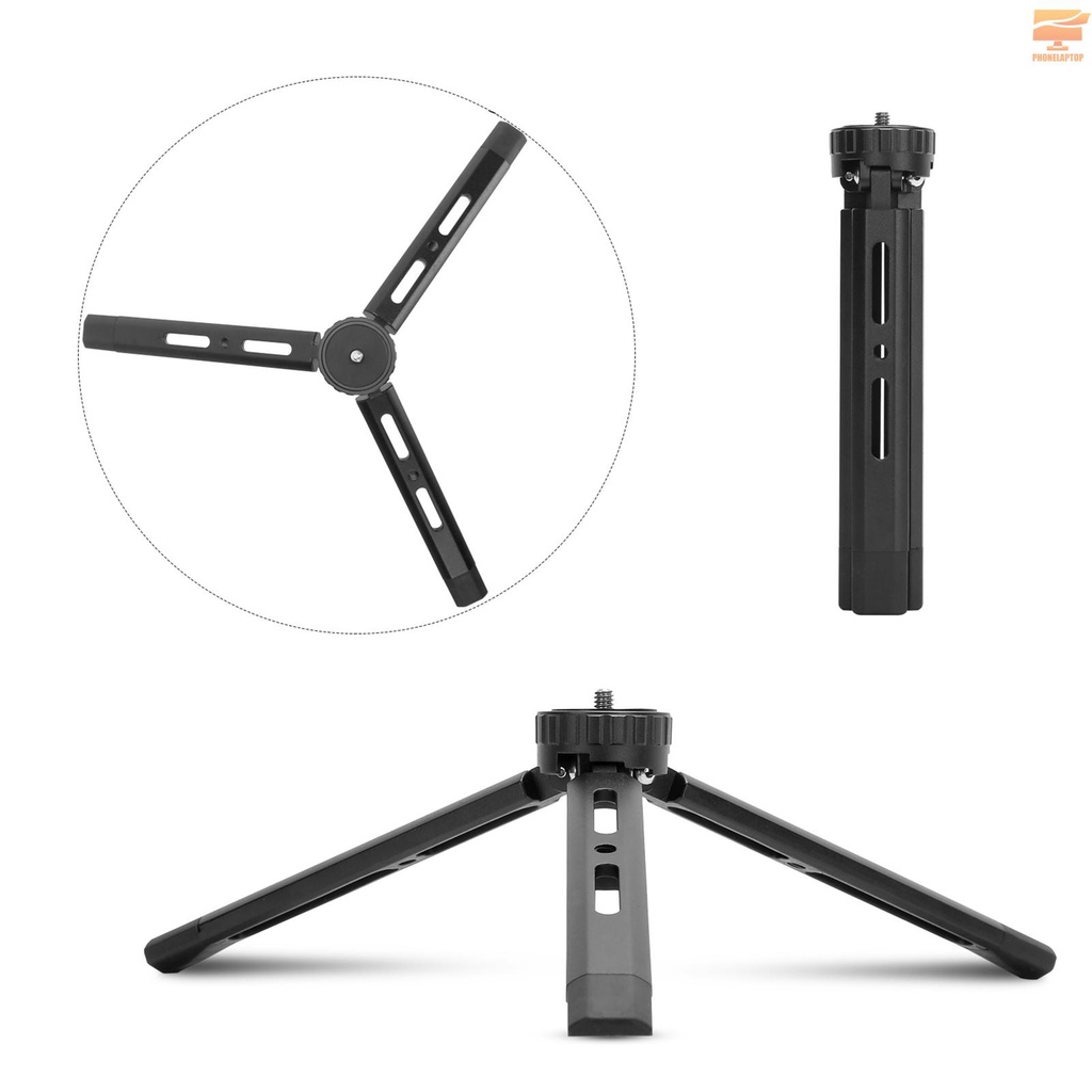 Giá đỡ ba chân mini chất liệu hợp kim nhôm kèm ốc vít 1 / 4 inch cho máy ảnh Dslr Ildc