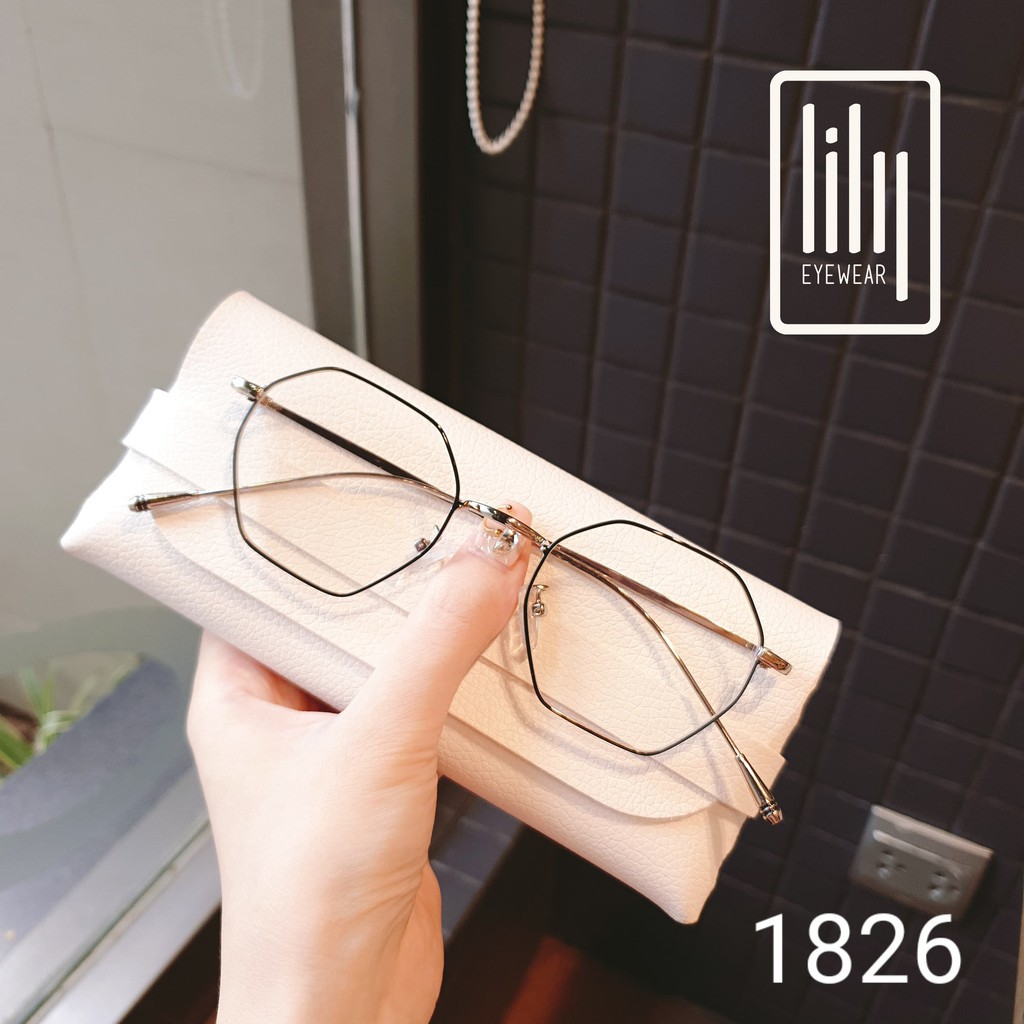Gọng Kính Cận Kim Loại 1826 - Gọng Kính Mắt Kiểu Dáng Hàn Quốc