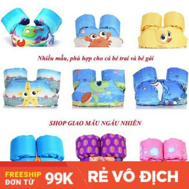 [Hàng Hot] Phao bơi trẻ em (từ 2 - 8 tuổi), Phao đeo tay chất liệu cao cấp tiêu chuẩn EU, an toàn cho bé