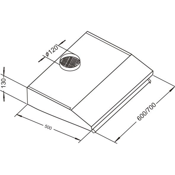 Máy hút mùi Faster FS 0870WD [Kiểu máy Slim cổ điển 70cm, Thép phủ sơn tĩnh điện giả vân gỗ, Bảo Hành 24 tháng]