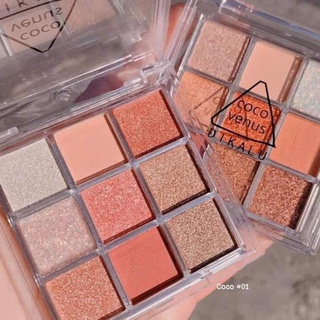 Bảng phấn mắt Dikalu Coco Venus 9 ô (hàng nội địa Trung)