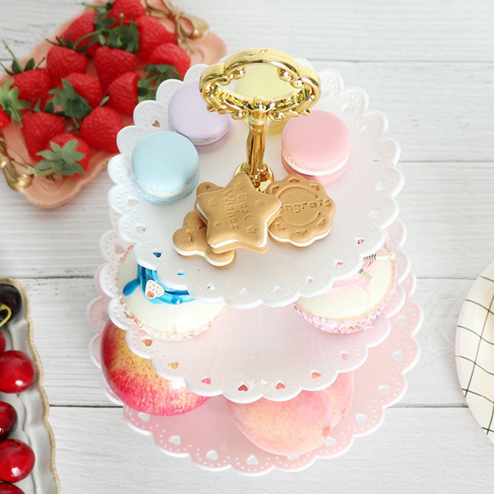 Giá Đỡ Trưng Bày Bánh Kem / Trái Cây Bằng Nhựa Độc Đáo Trang Trí