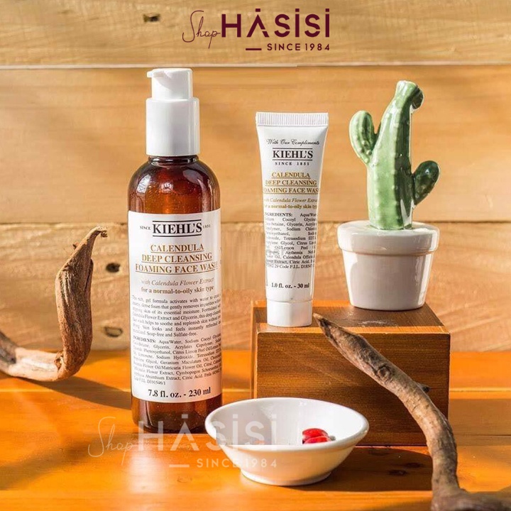 Sữa Rửa Mặt Hoa Cúc KIEHL’S CALENDULA DEEP CLEANSING FOAMING FACE WASH 30ml