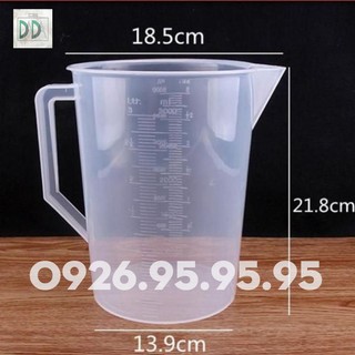 [Sỉ] Ly đong định lượng 500ml 250ml 100ml - Có chia Vạch - Ca đong nhựa  - Thiết bị máy móc pha chế