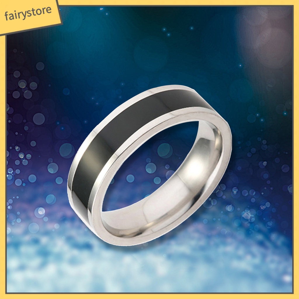 Nhẫn Thép Titan Thiết Kế Đơn Giản Cho Nam