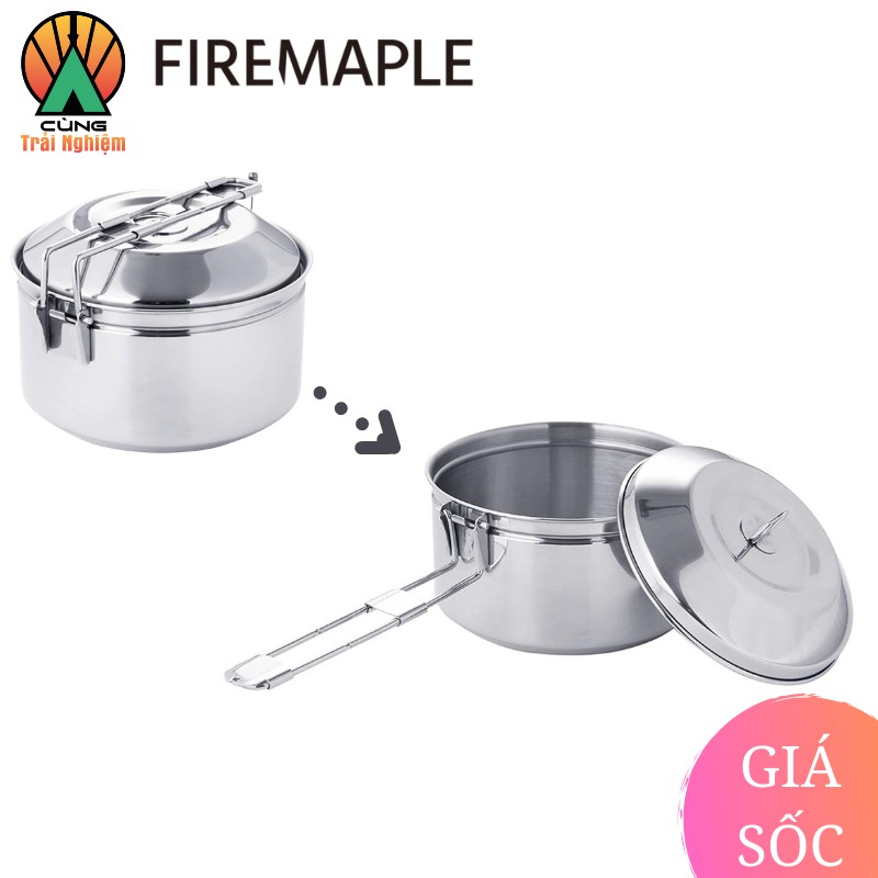 [CHÍNH HÃNG] Nồi Antarcti Thép Không Gỉ Chuyên Dụng Fire Maple Cho Nấu Ăn Ngoài Trời Antarcti stainless steel pot