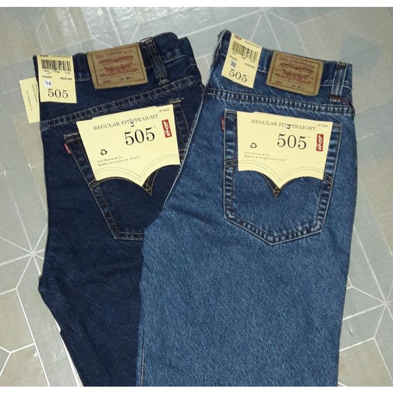 Quần jeans dài nam 505
