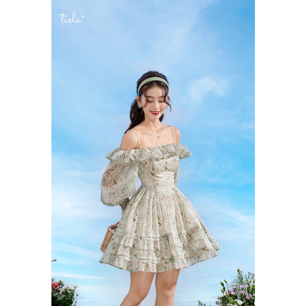 TIELA Đầm váy hoa trễ vai - Summer Dress