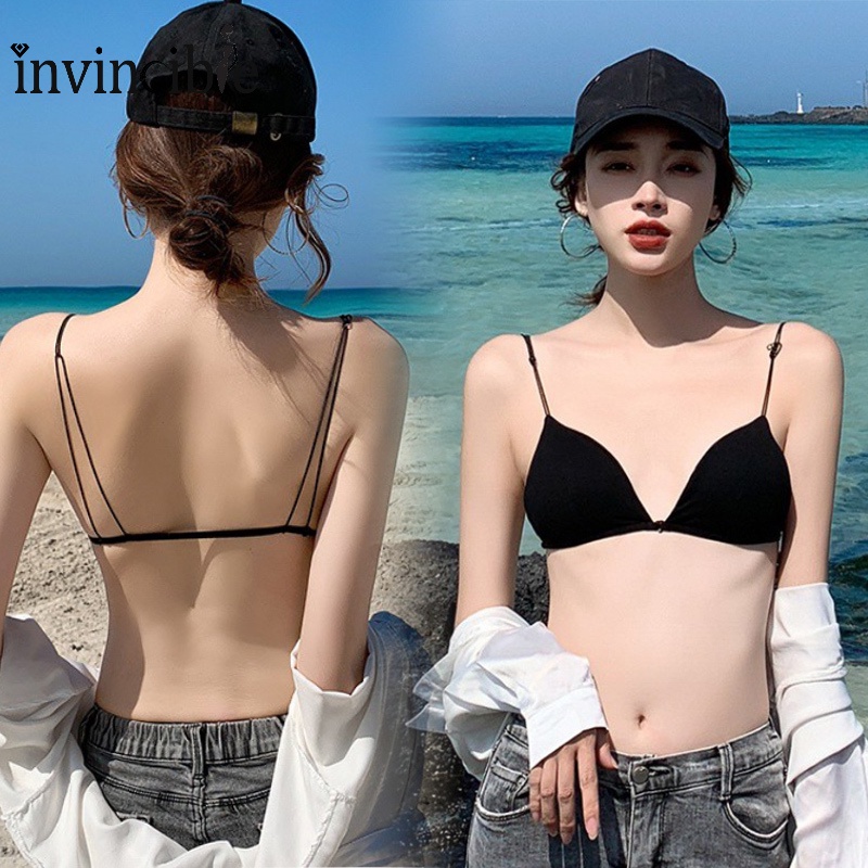 Áo Lót Nữ Không Đường May Cổ Chữ V Quyến Rũ