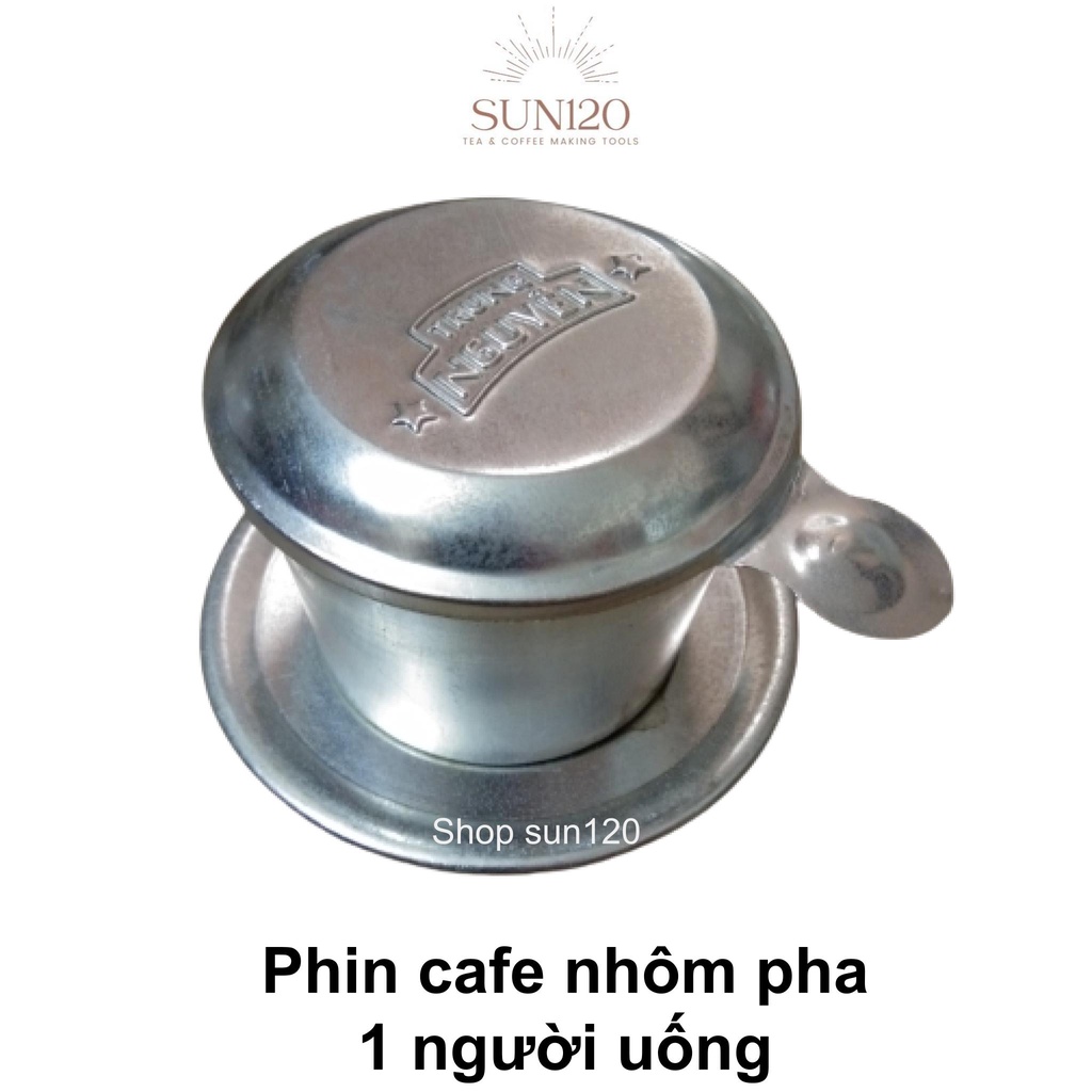 Phin pha cafe nhôm Trung Nguyên 7 cm cốc 1 người uống
